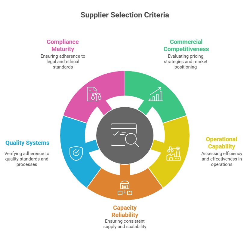 Supplier Selection Criteria What high-street retailers actually evaluate